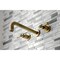 Kingston Brass Roman Tub Faucet, Antique Brass, Wall Mount KS8023ML - alternate 5